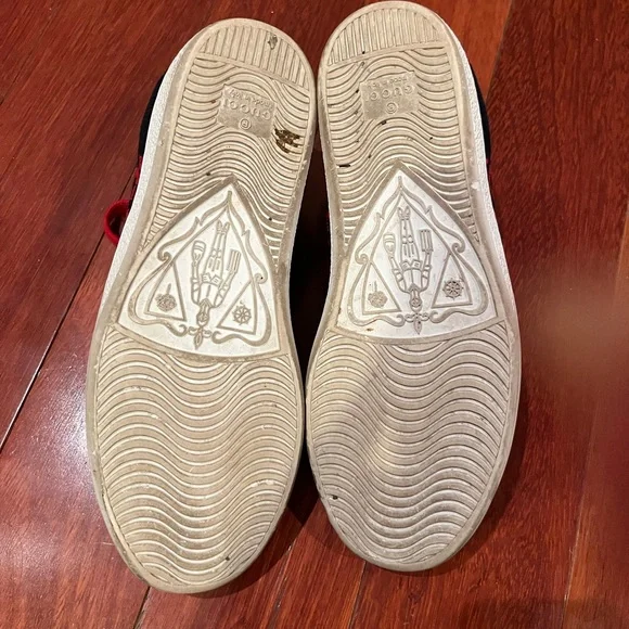 Gucci | New Ace Sneaker Terry Cloth Red Navy Blue Logomania 35 - Picture 3 of 6